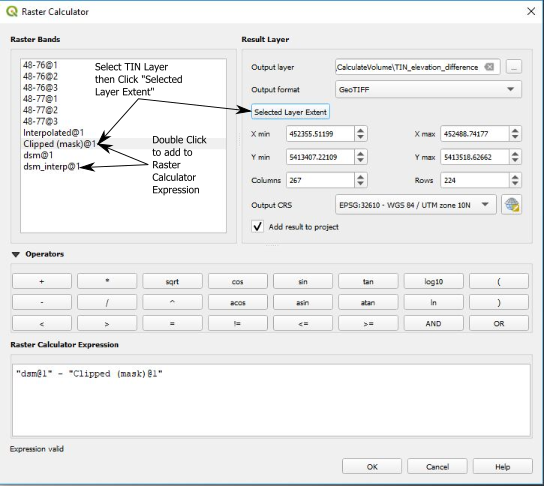 Raster Calculator Expression