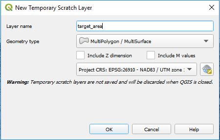 New Temporary Scratch Layer Options